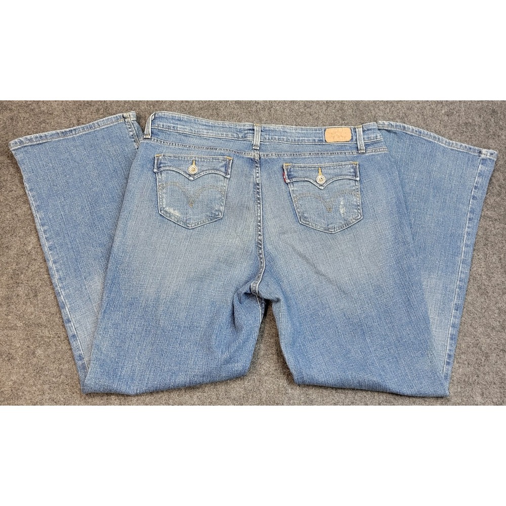Levis 590 Jeans Womens 18M Bootcut Y2k Flap Pocket Western Cowgirl Rodeo Rancher